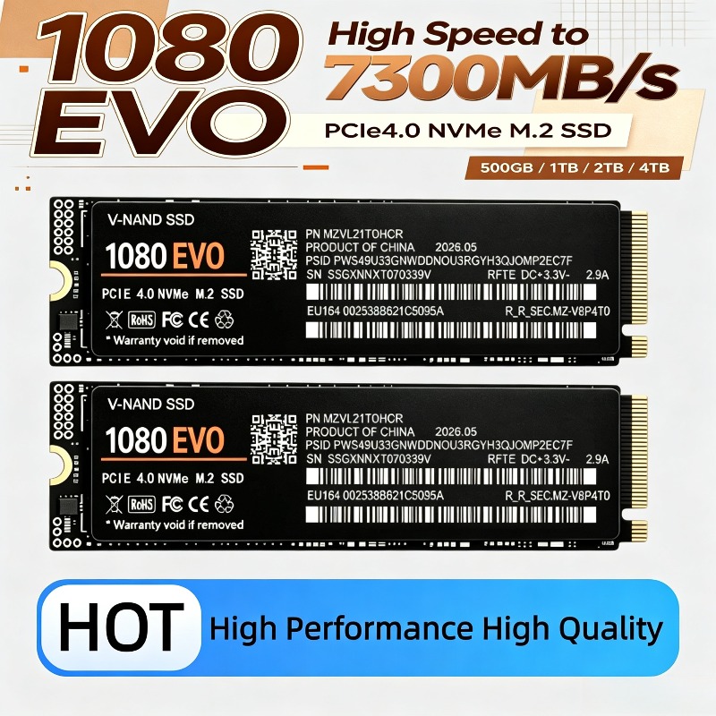 M.2 Nvme 4Tb Pcie 4.0 Ssd - 2026 НОВЫЙ 1080 EVO M.2 NVMe