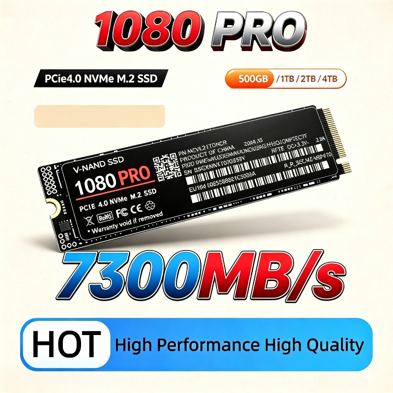 M.2 Nvme 4Tb Pcie 4.0 Ssd - Оригинальный твердотельный накопитель 1080PRO SSD M.2