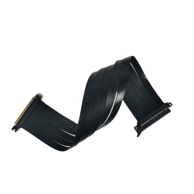 Pcie 4.0 X16 Riser Cable 90 Degree - Новейший гибкий видеокабель PCIE 4,0 60