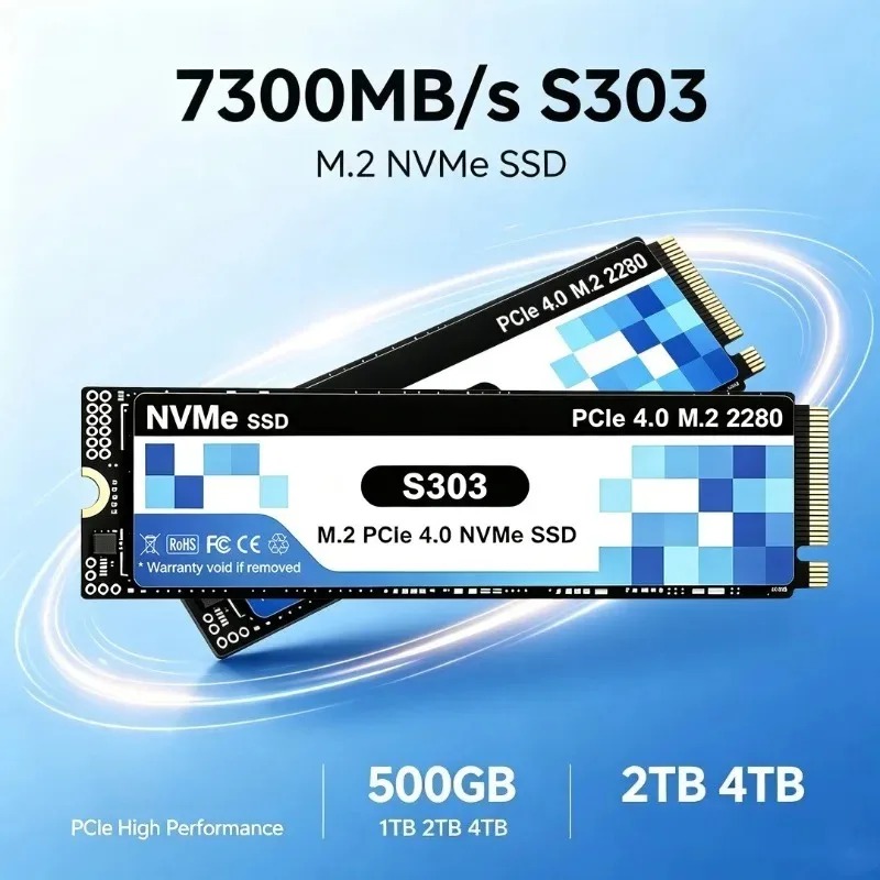 S303 4TB SSD NVMe M.2 PCIe 4.0 – обзор и цена M.2 Nvme 4Tb Pcie 4.0 Ssd