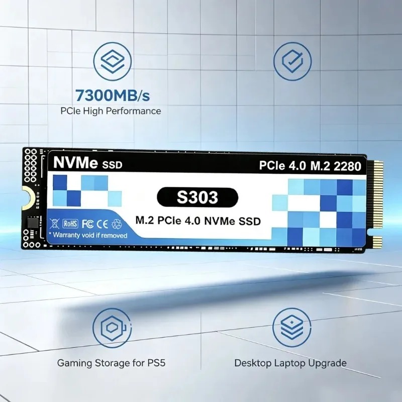 S303 4TB SSD NVMe M.2 PCIe 4.0 – обзор и цена M.2 Nvme 4Tb Pcie 4.0 Ssd